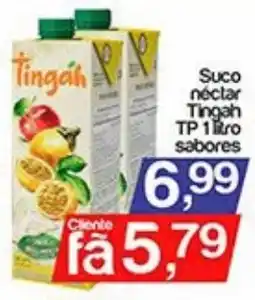Supermercados Gricki Suco néctar Tingah TP 1 litro sabores oferta