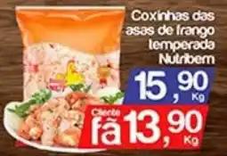 Supermercados Gricki Coxinhas das asas de frango temperada nutribem oferta