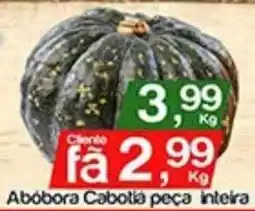 Supermercados Gricki Abóbora Cabotia peça inteira oferta