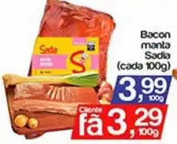 Supermercados Gricki Bacon manta Sadia oferta
