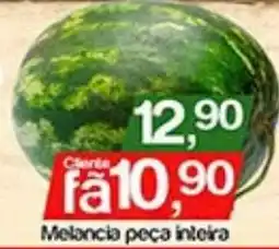 Supermercados Gricki Melancia peça inteira oferta