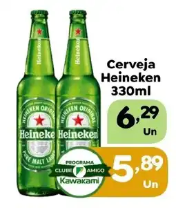 Supermercados Kawakami Cerveja Heineken oferta