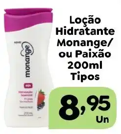 Supermercados Kawakami Loção hidratante monange/ou paixão oferta