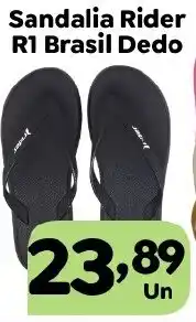 Supermercados Kawakami Sandalia rider r1 brasil dedo oferta