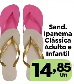 Supermercados Kawakami Sand. Ipanema Clássica Adulto e Infantil oferta