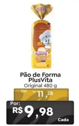 Novo Atacarejo Pão de Forma PlusVita Original oferta