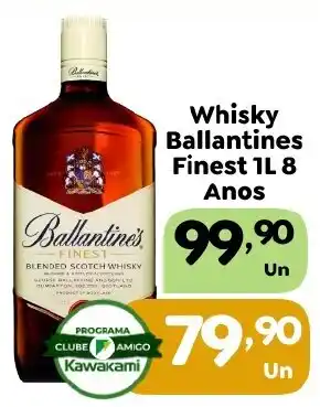 Whisky Ballantines Finest 1L 8 Anos