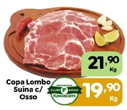 Supermercados Kawakami Copa Lombo Suína c/ Osso oferta