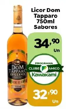 Supermercados Kawakami Licor dom tapparo sabores oferta