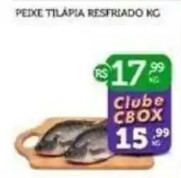 CenterBox Peixe tilápia resfriado kg oferta