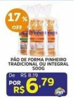 Pinheiro Supermercado Pão de forma pinheiro oferta