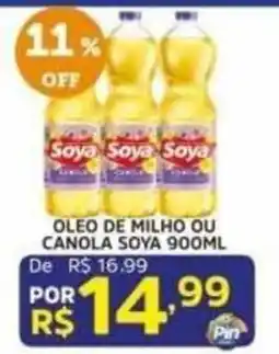Pinheiro Supermercado Óleo de milho ou canola soya oferta