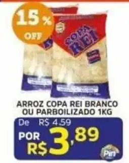 Pinheiro Supermercado Arroz copa rei branco ou parboilizado oferta