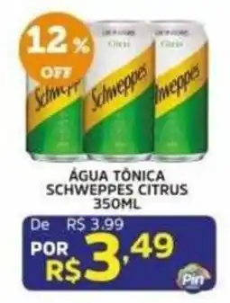 Pinheiro Supermercado Água tônica schweppes citrus oferta