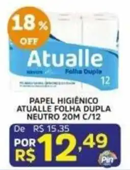 Pinheiro Supermercado papel higiênico atualle folha dupla neutro oferta