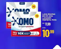 Apoio Mineiro Lava roupas em pó omo lavagem perfeita oferta