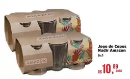 Mix Mateus Jogo de Copos Nadir Amazon oferta