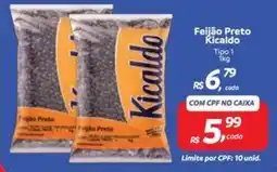 Mix Mateus Feijão Preto Kicaldo oferta