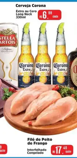 Mix Mateus Cerveja Corona Extra ou Cero Long Neck oferta