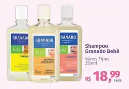 Mix Mateus Shampoo granado bebê oferta