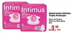 Mix Mateus Absorvente intimus tripla proteção oferta