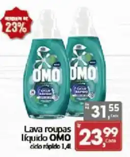 Cometa Supermercados Lava roupas líquido omo ciclo rápido oferta