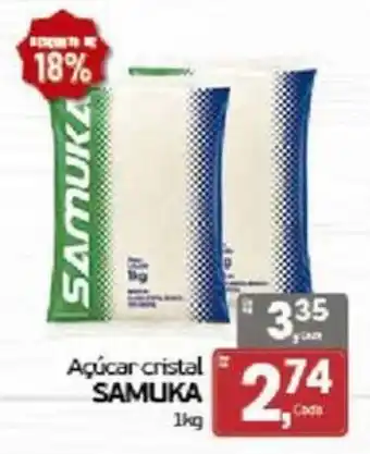 Cometa Supermercados Açúcar cristal samuka oferta