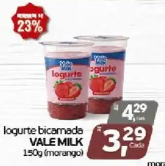 Cometa Supermercados logurte bicamada vale milk oferta