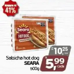 Cometa Supermercados Salsicha hot dog seara oferta