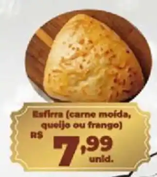 Cometa Supermercados Esfirra (carne moída, queijo ou frango) oferta