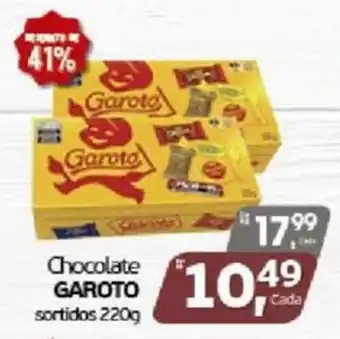 Cometa Supermercados Chocolate garoto sortidos oferta