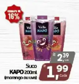 Cometa Supermercados Suco kaPo 200ml oferta