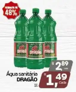 Cometa Supermercados Água sanitária dragão oferta