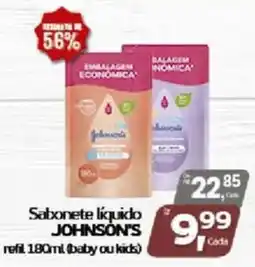 Cometa Supermercados Sabonete liquido JOHNSON'S oferta