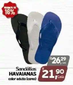 Cometa Supermercados Sandálias havaianas color adulto (cores) oferta