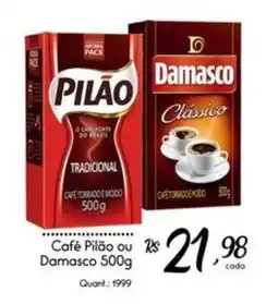 Giassi Supermercados Café Pilão ou Damasco oferta