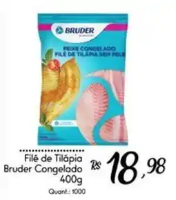 Giassi Supermercados Filé de Tilápia Bruder Congelado oferta