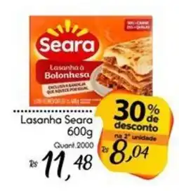 Giassi Supermercados Lasanha seara oferta