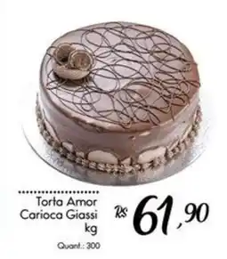 Giassi Supermercados Torta amor carioca giassi oferta