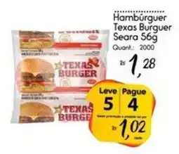 Giassi Supermercados Hambúrguer texas burguer oferta