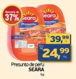 Cometa Supermercados Presunto de peru seara oferta