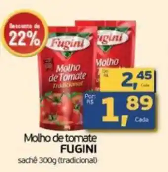 Cometa Supermercados molho de tomate fugini oferta