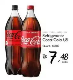 Giassi Supermercados Refrigerante Coca-Cola 1,5l oferta