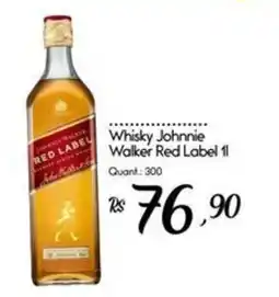 Giassi Supermercados Whisky Johnnie Walker Red Label 1l oferta