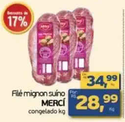 Cometa Supermercados Filé mignon suíno mercí oferta