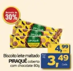 Cometa Supermercados Biscoito leite maltado piraquê coberto com chocolate oferta