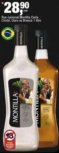 Frangolândia Run nacional Montilla Carta Cristal, Ouro ou Branca oferta