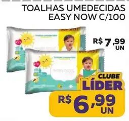 Lider Atacadista toalhas umedecidas easy now oferta
