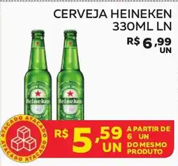 Lider Atacadista Cerveja heineken 330ml ln oferta