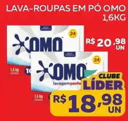 Lider Atacadista Lava-roupas em pó omo oferta